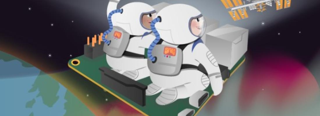 Young coders were challenged to calculate the speed at which the International Space Station travels around the Earth. (Image: raspberrypi.org) Young coders were challenged to calculate the speed at which the International Space Station travels around the Earth. (Image: raspberrypi.org)