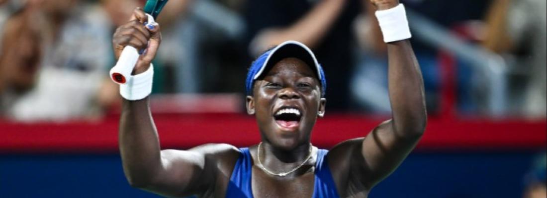 Victoria Mboko celebrates a win at the National Bank Open in Montreal. (Photo via X.) Victoria Mboko celebrates a win at the National Bank Open in Montreal. (Photo via X.)